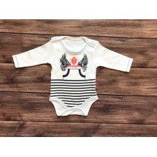 БОДІК ДЛЯ ХЛОПЧИКА CHAMPION білого кольору з довгими рукавами.