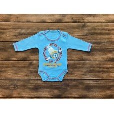 БОДІК ДЛЯ ХЛОПЧИКА ROGER AIRPLINE блакитного кольору з довгими рукавами.