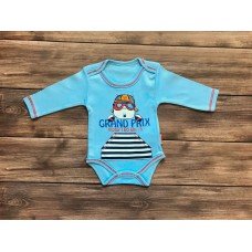 БОДІК ДЛЯ ХЛОПЧИКА GRAND PRIX блакитного кольору з довгими рукавами.