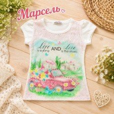 Футболка для дівчинки МАРСЕЛЬ 