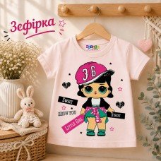 Футболка для дівчинки ЗЕФІРКА