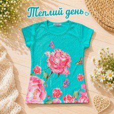 Футболка для дівчинки ТЕПЛИЙ ДЕНЬ