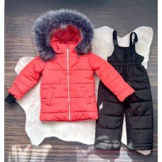 Комбінезон зимовий роздільний юніор КОРАЛОВОГО кольору