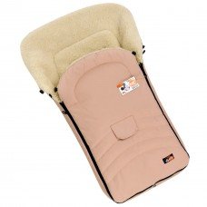 Конверт-чохол зимовий на овчині в коляску та санчата For Kids Maxi Бежевого кольору (FK- MAXI – beige)