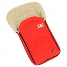 Конверт-чохол зимовий на овчині в коляску та санчата For Kids Maxi Червоного кольору (FK- MAXI – red)