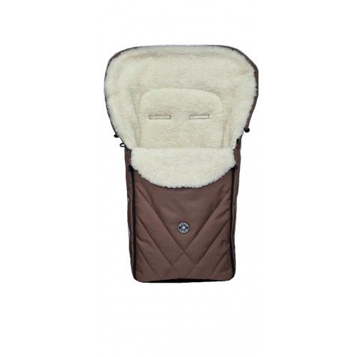 Конверт-чохол зимовий на овчині в коляску та санчата For Kids Winter Коричневого кольору Конверт-чохол зимовий на овчині в коляску та санчата For Kids Winter Коричневого кольору