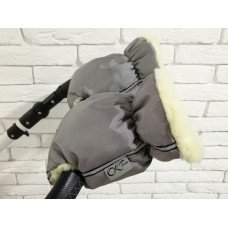 Рукавички-Муфта на коляску Ok Style New Сірий