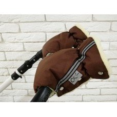 Рукавички-Муфта на коляску Ok Style Sport  Коричневий