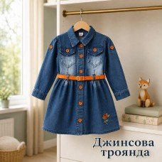 Сукня ДЖИНСОВА ТРОЯНДА