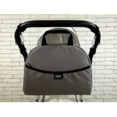 Сумка на коляску універсальна Z&D New Темно-Сірого кольору (Dark grey) з ручкою