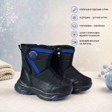 Чоботи-дутики з полегшеною підошвою з піни чорні