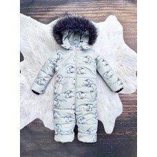 Комбінезон зимовий суцільний "УМКИ" на овчині