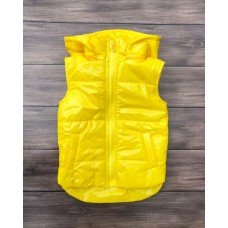ЖИЛЕТКА жовтого кольору з жовтою блискавкою